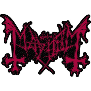 MAYHEM - Logo Cut Out - nášivka