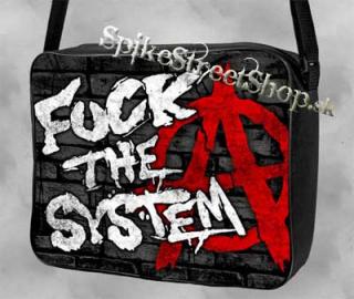 ANARCHY - FUCK THE SYSTEM - taška na rameno 