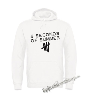 5 SECONDS OF SUMMER - Logo - biela pánska mikina