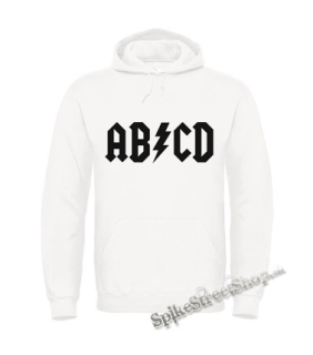 ABCD - biela pánska mikina