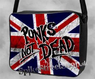 PUNKS NOT DEAD - UK FLAG - taška na rameno 