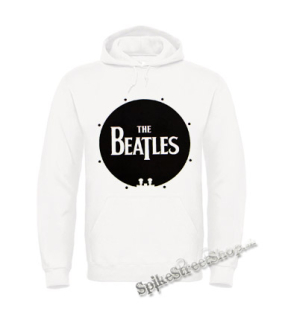 BEATLES - Drum Logo - biela pánska mikina
