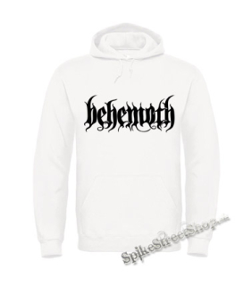 BEHEMOTH - Logo - biela pánska mikina