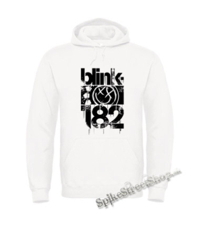 BLINK 182 - Three Bars - biela pánska mikina