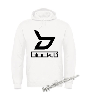 BLOCK B - Logo - biela pánska mikina