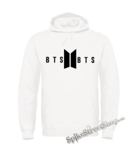 BTS - Bangtan Boys - Logo 2 - biela pánska mikina