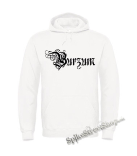 BURZUM - Logo - biela pánska mikina