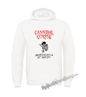 CANNIBAL CORPSE - Butchered At Birth - biela pánska mikina