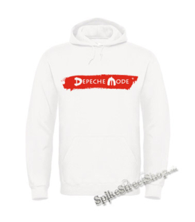 DEPECHE MODE - Logo Red Spirit - biela pánska mikina