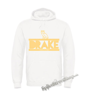 DRAKE - Take Care - biela pánska mikina