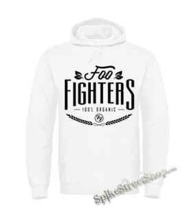 FOO FIGHTERS - 100 % Organic - biela pánska mikina