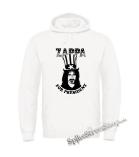 FRANK ZAPPA - For President - biela pánska mikina