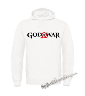 GOD OF WAR - Logo - biela pánska mikina