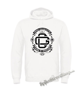 GOOD CHARLOTTE - Crest - biela pánska mikina
