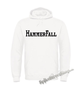 HAMMERFALL - Logo - biela pánska mikina