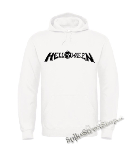 HELLOWEEN - Logo - biela pánska mikina