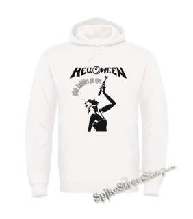 HELLOWEEN - Pink Bubbles Go Ape - biela pánska mikina