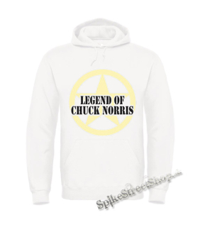 CHUCK NORRIS - Legend Of Chuck Norris - biela pánska mikina