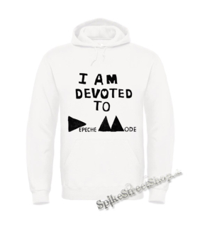 I AM DEVOTED TO DEPECHE MODE - biela pánska mikina