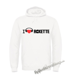 I LOVE ROXETTE - Motive 2 - biela pánska mikina