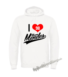 I LOVE SHAWN MENDES - biela pánska mikina