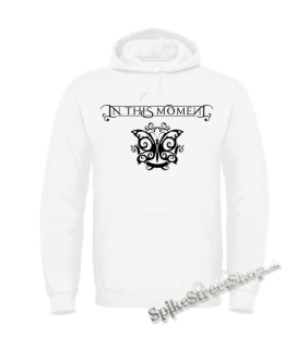 IN THIS MOMENT - Logo Butterfly - biela pánska mikina