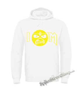 IRON MAIDEN - I Love Iron Maiden Yellow Eddie - biela pánska mikina