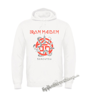 IRON MAIDEN - Senjutsu Snake - biela pánska mikina