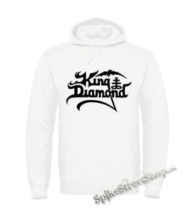KING DIAMOND - Logo - biela pánska mikina
