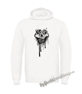 KORN - Skull - biela pánska mikina