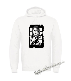 KURT COBAIN - Guitar - biela pánska mikina