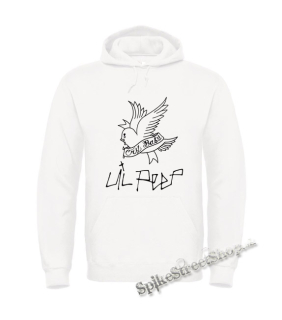 LIL PEEP - Logo Cry Baby - biela pánska mikina