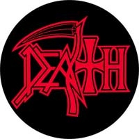DEATH - Red Logo - odznak