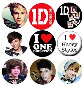 ONE DIRECTION - Sada odznakov
