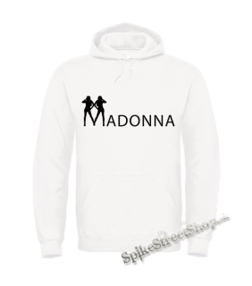 MADONNA - Logo - biela pánska mikina