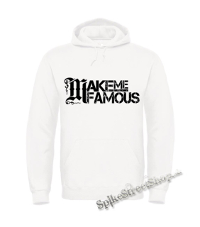 MAKE ME FAMOUS - Logo - biela pánska mikina