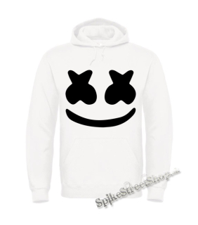 MARSHMELLO - BW Smile - biela pánska mikina