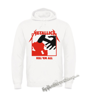 METALLICA - Kill Em All - biela pánska mikina