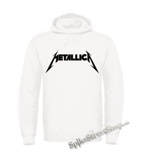 METALLICA - Logo - biela pánska mikina