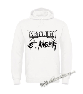 METALLICA - St Anger - biela pánska mikina