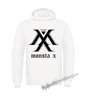 MONSTA X - Logo Twitter - biela pánska mikina