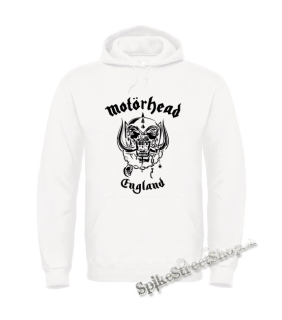 MOTORHEAD - England - biela pánska mikina