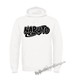 NARUTO - Logo - biela pánska mikina