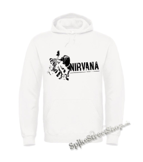 NIRVANA - Kurt Cobain - biela pánska mikina