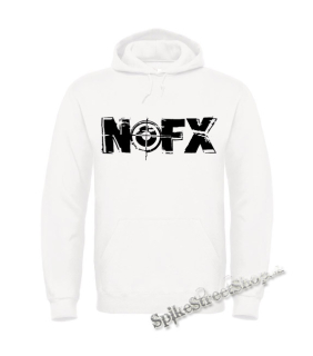 NOFX - Logo - biela pánska mikina