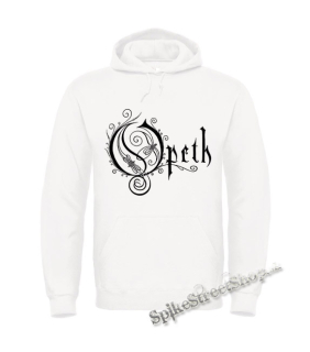 OPETH - Logo - biela pánska mikina