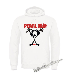 PEARL JAM - Alive Red Black - biela pánska mikina