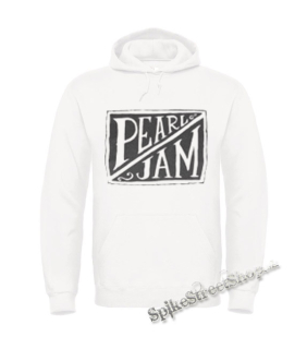PEARL JAM - Logo - biela pánska mikina