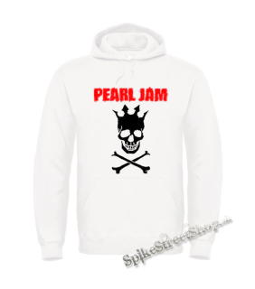 PEARL JAM - Skull - biela pánska mikina