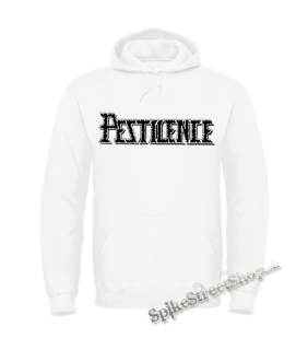 PESTILENCE - Logo - biela pánska mikina